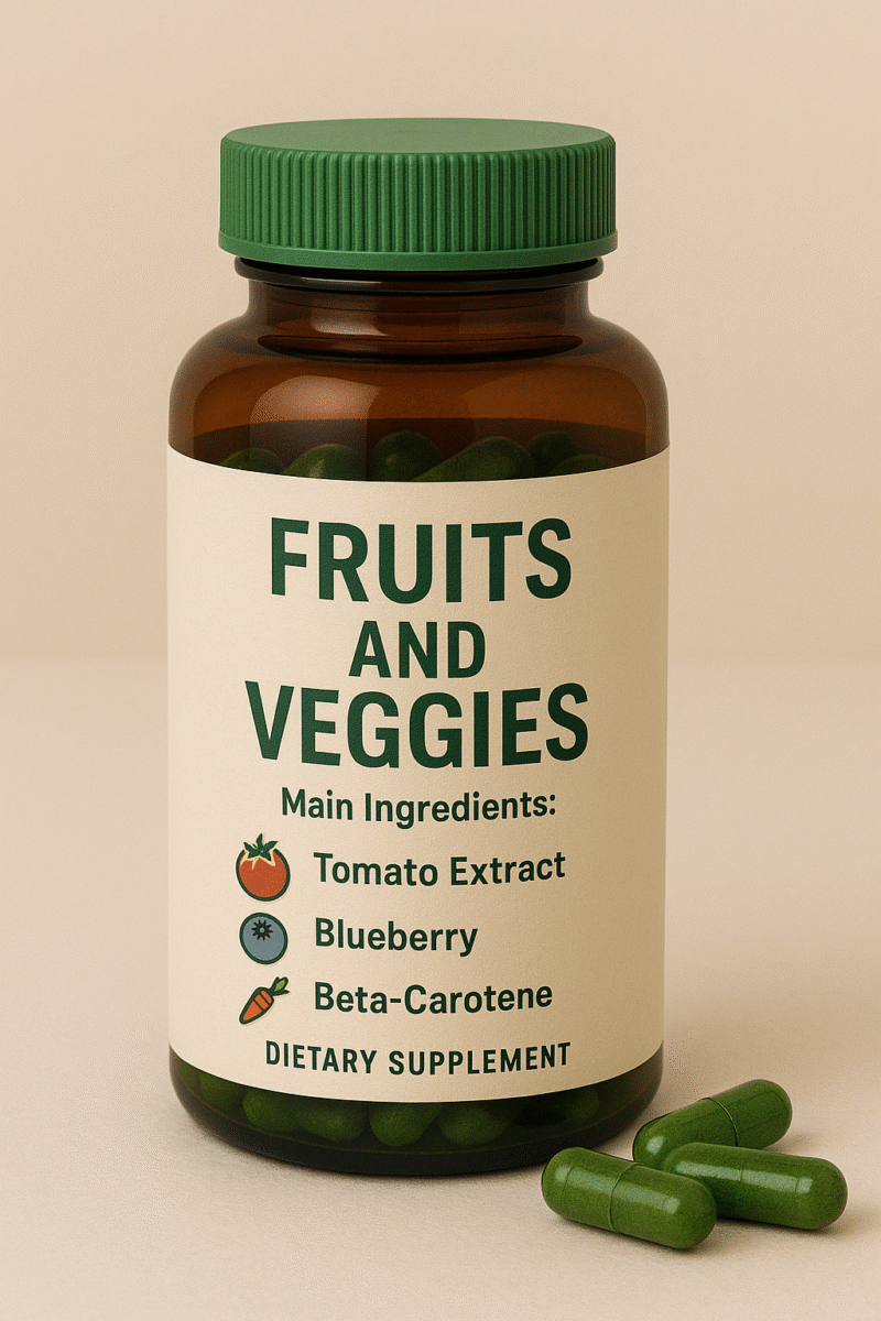 果蔬胶囊 Veggies and Fruits Capsule